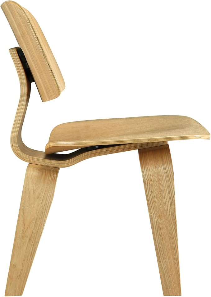 Modway Fathom Mid-Century Modern Molded Plywood Kitchen and Dining Room Chair - Image 4