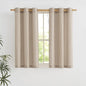 NICETOWN Taupe Short Linen Curtains by NICETOWN