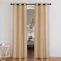 NICETOWN Burlap Linen Doorway Curtains 80 inches Long, Grommet Thick Linen by NICETOWN