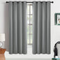Yakamok Room Darkening Curtains 52x63 inch Length Dove Grey-Living Room | 2 by Yakamok