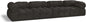 Meridian Furniture 611Brown-S136A Ames Collection Modern | Contemporary Modular by MeridianFurniture