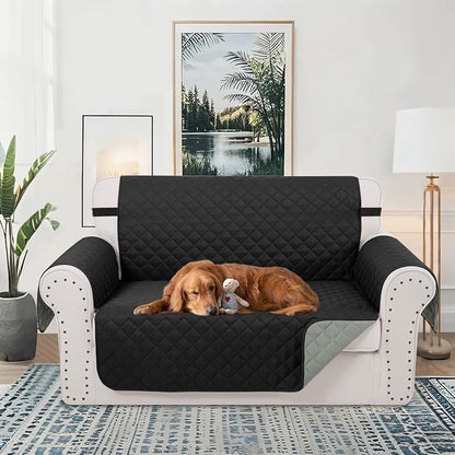 Reversible 45" Small Loveseat Sofa Covers, Friendly Furniture Protector - Image 2
