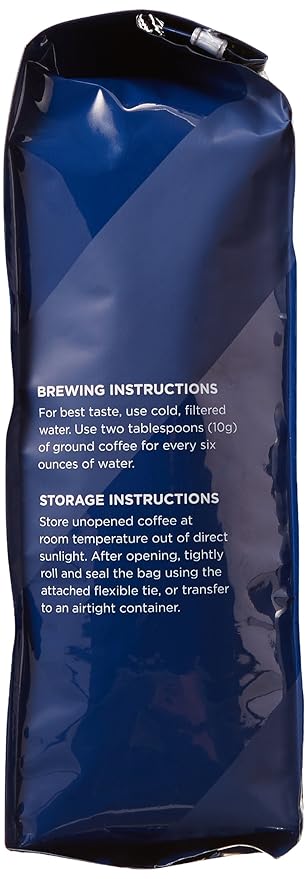Amazon Fresh Organic Fair Trade Sumatra Whole Bean Coffee, Dark Roast, 12 Ounce (Pack of 3)