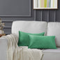 GIGIZAZA Mint Turquoise Velvet Decorative Throw Pillow Covers 12x20 by GIGIZAZAFocusingonhomedecoration