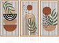 IARTTOP Large Boho Wood Wall Art Framed 16x32 Inch Mid century Modern Wooden by IARTTOP