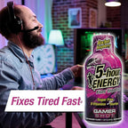 5-Hour Energy Gamer Shots Variety Pack, 24 Count (1.93 fl oz) - Extra Strength Apple Bash, Rocket Raspberry, Pineapple Charge Flavors
