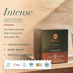 ORFEU - Special Coffee Intense - Drip Sachet - 100% Arabica Coffee, Dark Roast, Aroma of Toasted Caramel & Fruit Jam, Low Acidity, Made In Brazil, Velvety Body - 10 Units, 100g (Pack of 2)