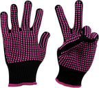 HTVRONT Heat Resistant Gloves for Sublimation - 2Pcs Heat Gloves for Sublimation with Silicone Bumps, Heat Resistant Work Gloves for Women, Universal Fit Size