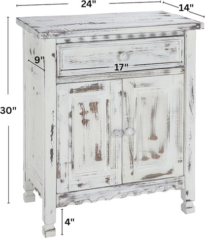 Alaterre Furniture Country Cottage Accent Cabinet - Image 3