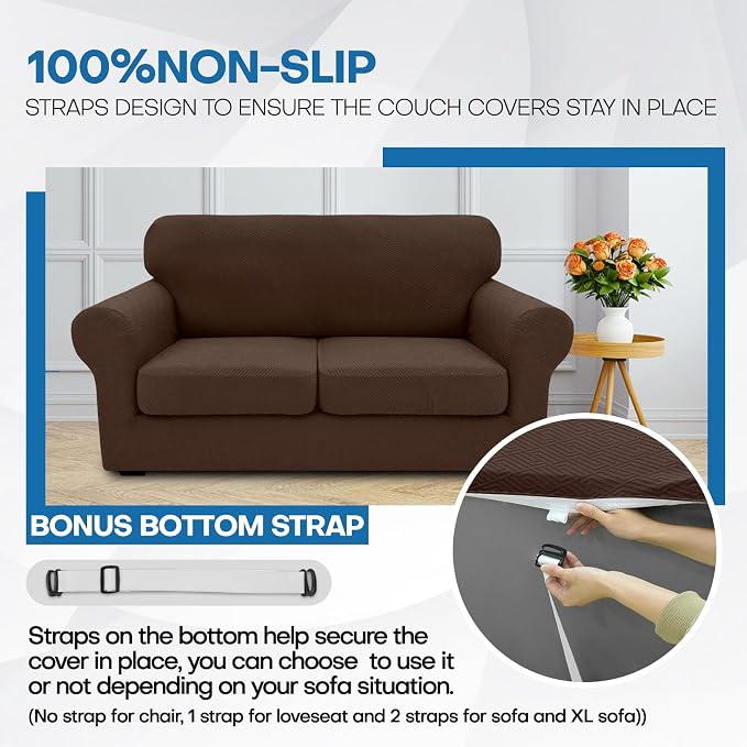 XINEAGE 2026 New 4 Pieces Couch Covers - Image 7