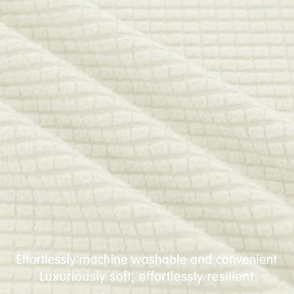 Hokway Stretch Couch Cushion Covers, 2 Piece Individual Sofa Cushion - Image 5