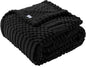 Black Throw Blanket by LUSSENAHOME