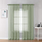 Bedroom Curtains 2 Panel Sets 84" Inch Length by OVZME