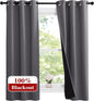 NICETOWN 100% Blackout Short Curtains by NICETOWN