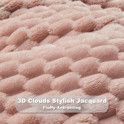 NEWCOSPLAY Fleece Clouds Cozy Queen Blanket - Image 8
