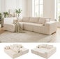 DUMOS 108" Boneless Couch, Cloud Sectional Couch by DumosLifestyle