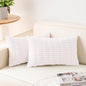 Aegero Pack of 2 Corduroy Decorative Throw Pillow Covers 12x24 Inch by Unknown