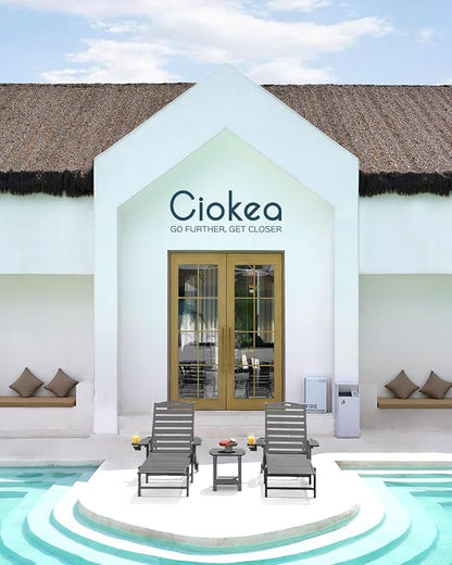 Ciokea Lounge Chair Outdoor, Oversized Chaise Lounge Chair - Image 2
