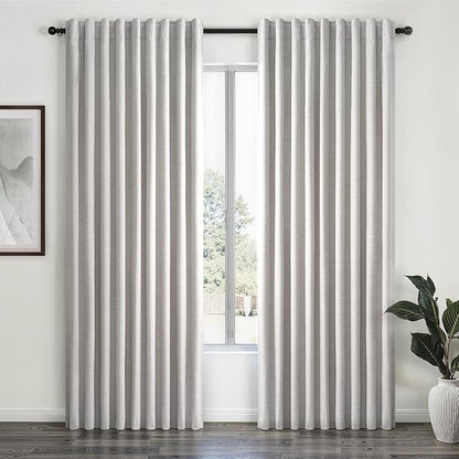 100% Blackout Curtains 70 Inch Wide 90 Inch Long by Topfinel