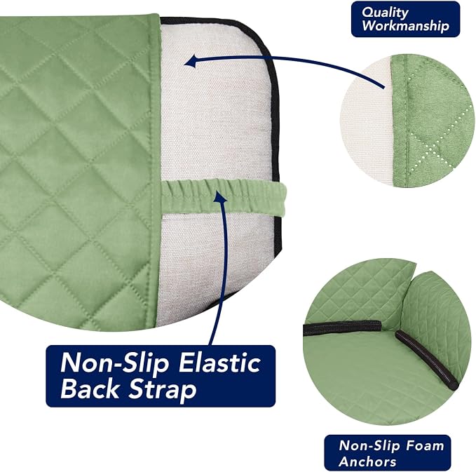 PureFit Reversible Quilted Sofa Cover Dog Couch Covers - Image 3