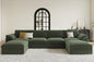 EASE MOOSE Oversized Sectional Modular Sofa, Large U Shape Sectional Couch Wide by EASEMOOSE