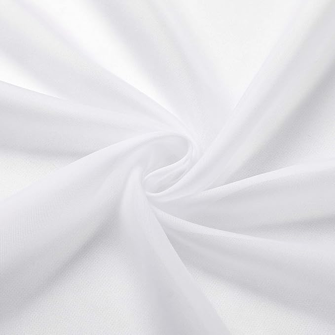 Kitchen Curtains 24 Inch Length Tier 2 Pieces, Cafe Bathroom Basement Rod - Image 9