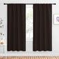 NICETOWN Blackout Curtains for Living Curtains, Toffee Brown, 2 Panels by NICETOWN