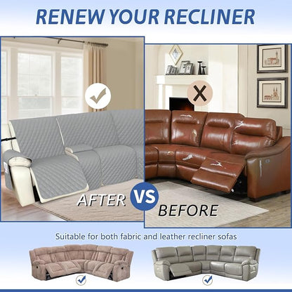 Arfntevss Recliner Sectional Couch Covers 1OO% Waterproof L Shape Sofa Cover - Image 6