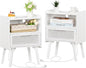 Lerliuo Rattan Nightstands set of 2 by Lerliuo