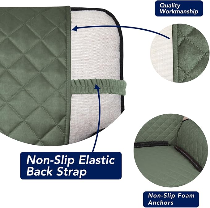 PureFit Reversible Quilted Sofa Cover Dog Couch Covers - Image 3