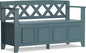 SIMPLIHOME Amherst Entryway Storage Bench by SimpliHome