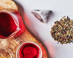 Grace Farms Organic HIBISCUS ORANGE Herbal Tea (100 Enveloped Pyramid Sachets w/String & Tag) | Healthy and Caffeine Free | Organic, Fair Trade and Kosher Certified | Gives Back 100% of Profits