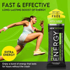 NewTrition® Extra Strength Energy Shots, 250mg Caffeine Energy Shots with Vitamin B & Amino Acids, Sugar-Free Vitamin Energy Shot, 1.7 fl oz (Pack of 6, Apple Surge)