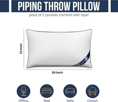 Utopia Bedding 12x20 Throw Pillow Inserts, Decorative Pillows, Plush & - Image 2