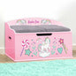 DIBSIES Personalized Creative Wonders Toy Box, Unicorns & Rainbows, 30 x 19.25 by DIBSIES