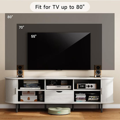 ONBRILL 69" TV Stand with Power Outlet - Image 7