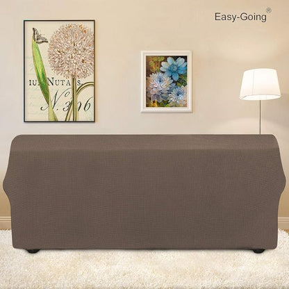 Easy-Going Stretch Oversized Sofa Couch Slipcover Washable Camel | 1-Piece - Image 4