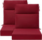 Unimatta Outdoor High Back Chair Cushion Seat Pads, 44 x 21 Inch by Unimatta