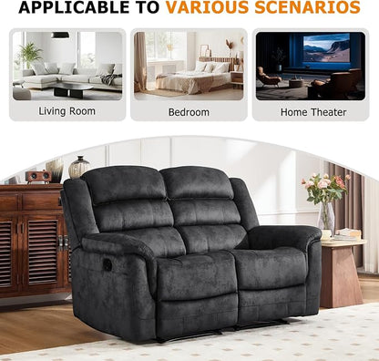 EBELLO Loveseat Recliner Sofa for Living Room, Extra Wide Modern Overstuffed 2 - Image 6