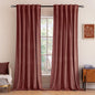MIULEE Velvet Curtains 52x72 inches 2 Panels Dusty Rose Pink Curtains | Luxury by MIULEE