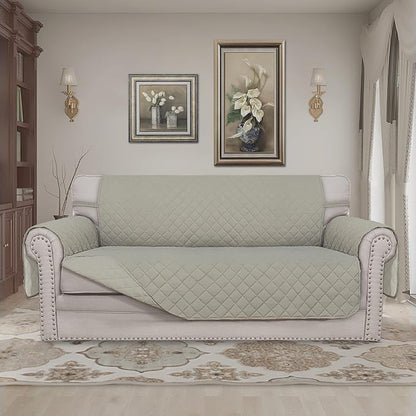 Easy-Going Reversible Couch Cover, 2 Cushion Sofa, Water Resistant Mat - Image 2
