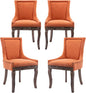 Modern Dining Chairs Set of 4, High Back Dining Chairs Side Chairs by MZDOO