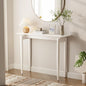 AQIMUELE Wood Console Table White Entryway Table, Thin Console Table, Sofa by AQIMUELE