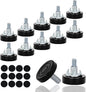 12 PCS M8 Thread Furniture Feet Levelers, Furniture Leveling Feet by Eunenete