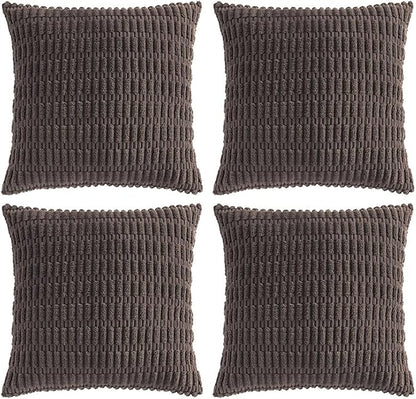 Fancy Homi 4 Packs Decorative Throw Pillow Covers by Fancy+Homi