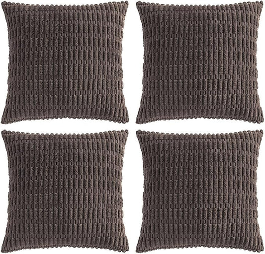 Fancy Homi 4 Packs Decorative Throw Pillow Covers by Fancy+Homi