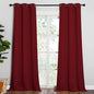 NICETOWN Burgundy Red Blackout Drapes by NICETOWN
