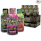 5-Hour Energy Gamer Shots Variety Pack, 24 Count (1.93 fl oz) - Extra Strength Apple Bash, Rocket Raspberry, Pineapple Charge Flavors