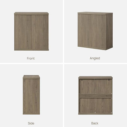 SICOTAS Buffet Cabinet with Storage Accent Sideboard Modern Credenza with Doors - Image 9
