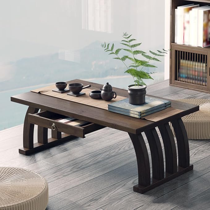 Stylish Portable Japanese Floor Table - Image 7